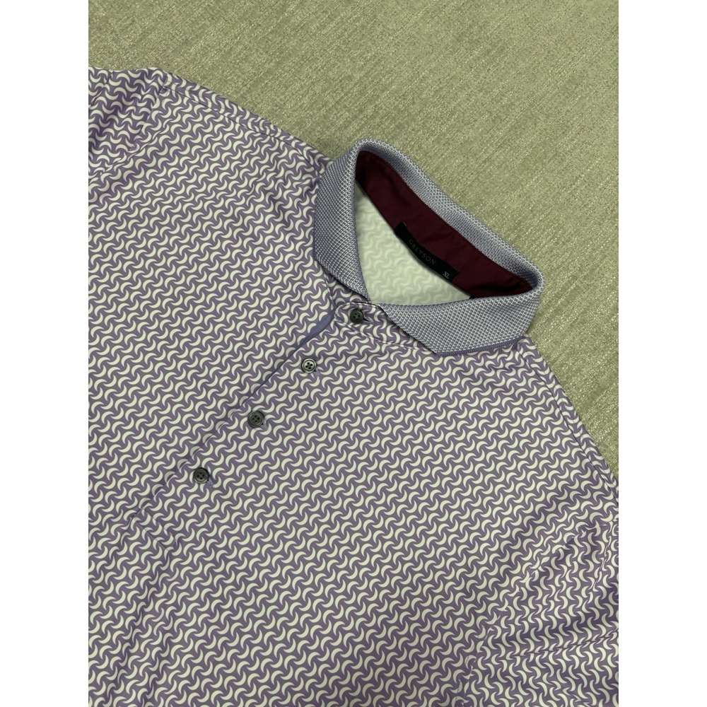 Ocean Reef Club Key Largo FL • Greyson Polo Men's XL Purple Crescent Performance
